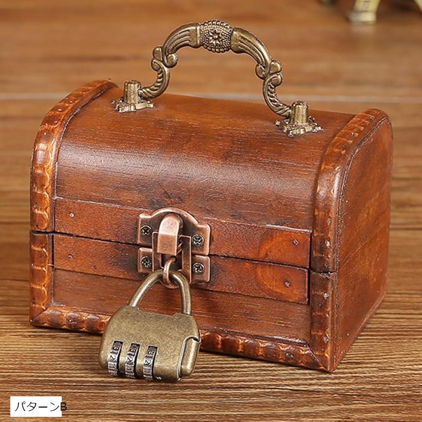 楽天市場】小物入れ 宝箱 木製 収納 象形文字風 アンティーク 小箱