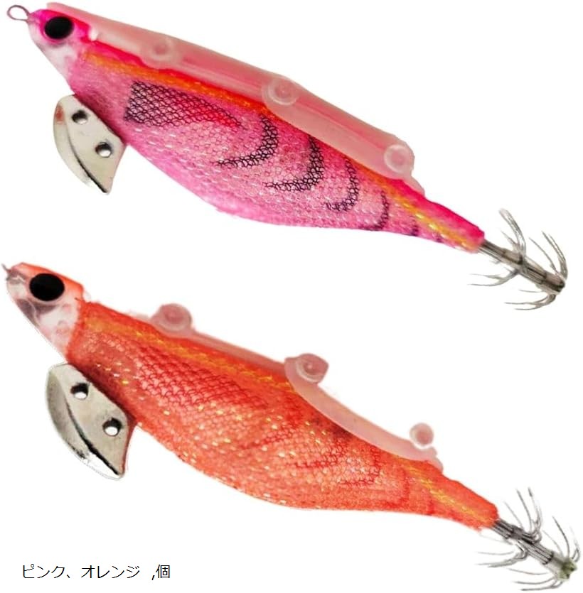 楽天市場】エギ ルアー エギング セット 3.5号 エサ巻き 夜光 イカ