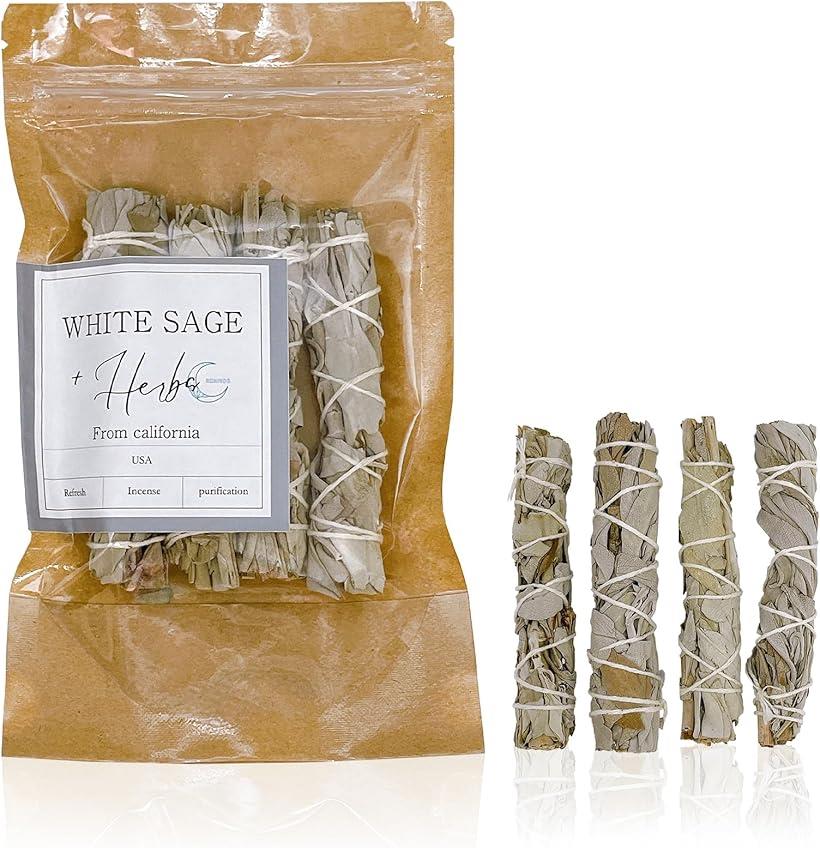 楽天市場】ホワイトセージ バンドル 4本入 カリフォルニア産 直輸入品