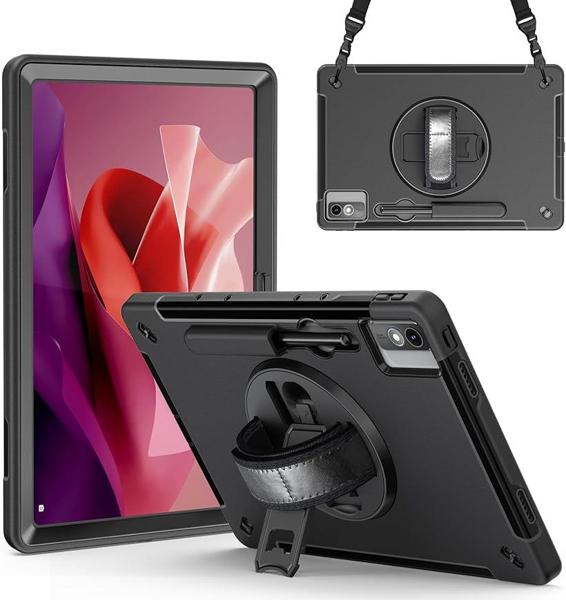 楽天市場】Lenovo Tab P12 ケース 耐衝撃 | ペン収納 360°回転
