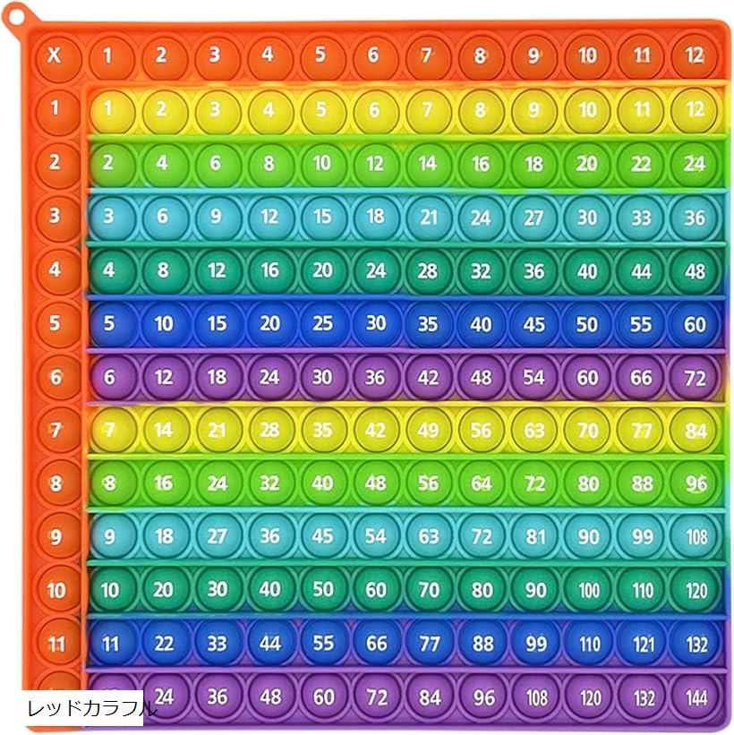 楽天市場】プッシュポップ 知育 おもちゃ 算数 九九 数学 表裏 指トレ