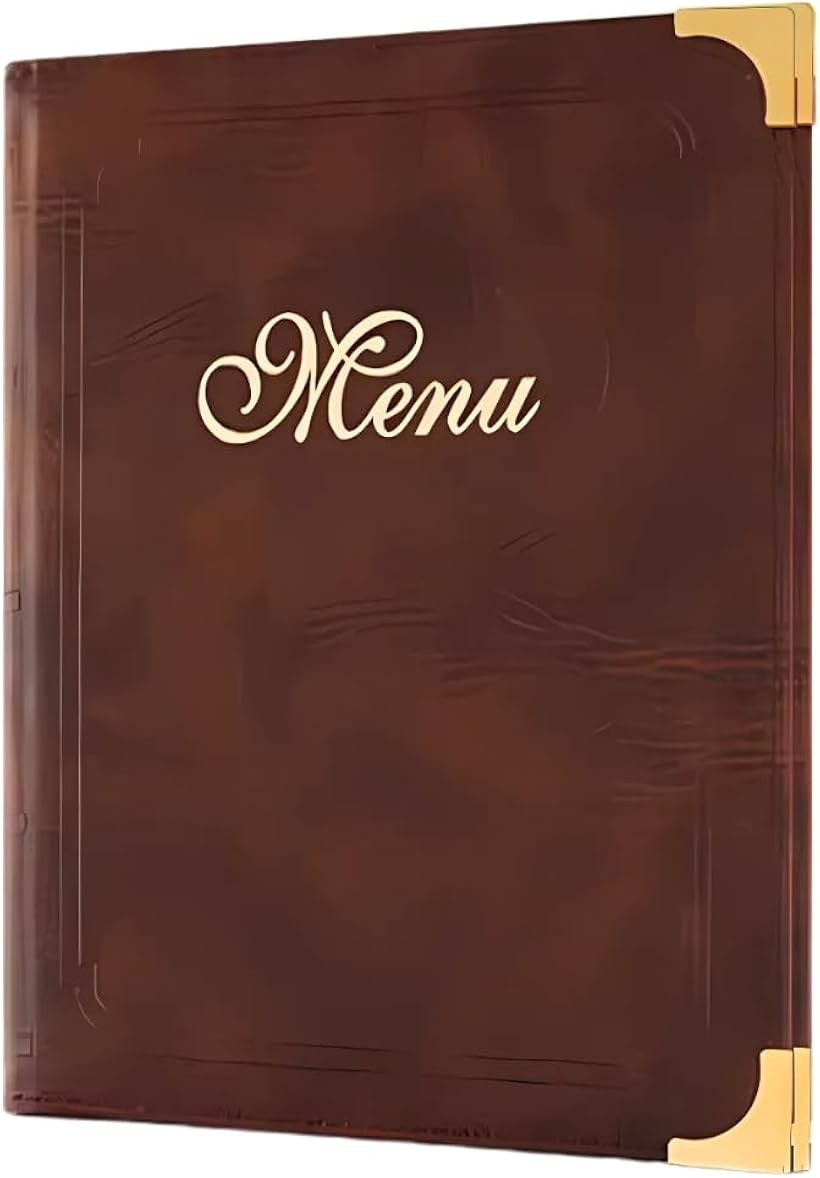 楽天市場】メニューブック A4 7ページ 14面 メニューファイル 高級感の