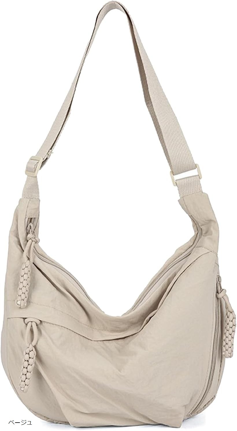 楽天市場】ラウンド ショルダーバッグ 三日月型 ボディバッグ 斜めがけ