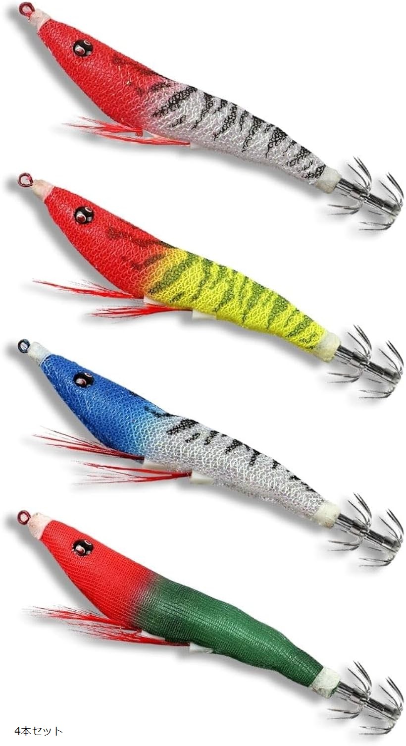 楽天市場】[5点セット]夜光 エギ 10.7cmイカメタル 餌木 イカ釣り たこ