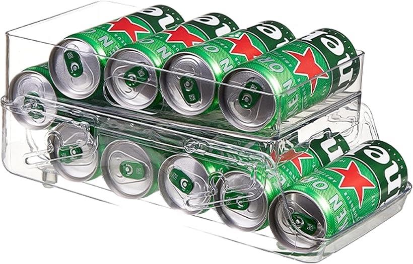 楽天市場】缶ストッカー 缶ホルダー 缶収納ラック 冷蔵庫収納 350ml缶