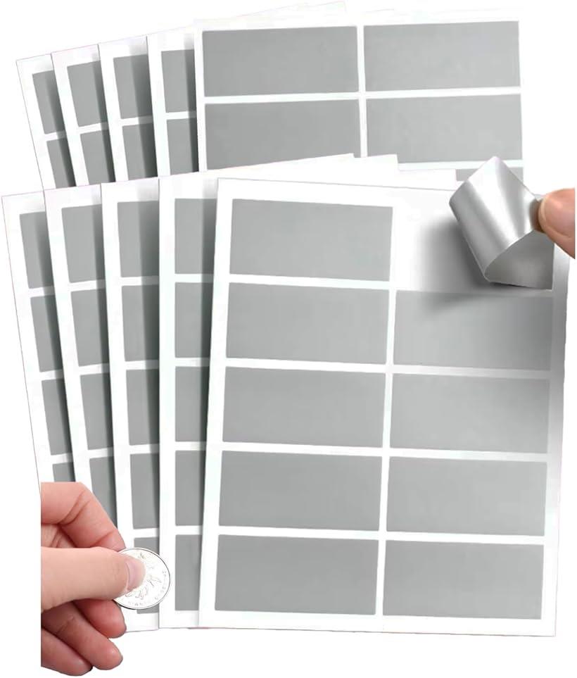 S.fields.inc スクラッチシール 長方形 100枚 ゲーム 抽選 くじ スクラッチカード 宴会 イベント