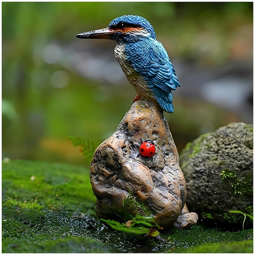 流木アート　005鳥　カワセミ　オブジェ　ハンドメイド　コレクション 楽天市場】鳥 とり 置物 オブジェ 庭 屋外 リアル ガーデニング