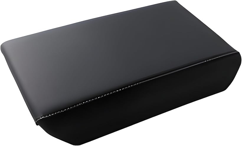 互換品 互換品｜肘掛け TESLA用 テスラ用 アームレスト カバー Model Y Juniper/Model 3 Highland クッション コンソールボックスカバー 内装用 (ブラック)