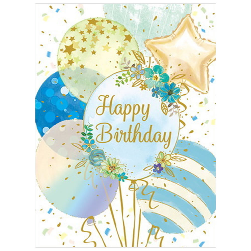 楽天市場】バースデーカード 二つ折りカード 宇宙 B250-224 金箔加工