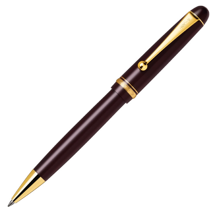 PILOT パイロット 油性ボールペン カスタム74 0.7mm（細字） ディープレッド BKK-500R-DR キャップスライド式 名入れ可（機械彫刻） ペンシース付 CUSTOM74