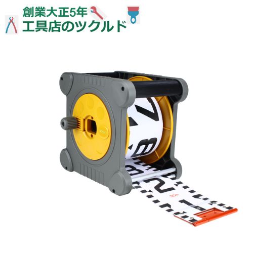 R6A10M リボンロッド ケース入り 工事 現場 撮影 巻尺 記録 測定 事故 災害 スポーツ 記録 証明用 両サイド60E-1 ヤマヨ測定(ケース入)