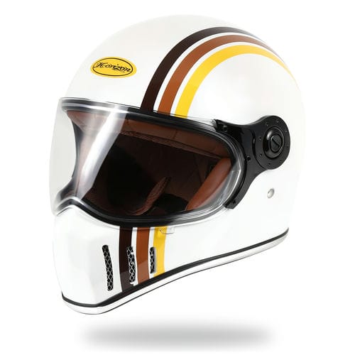 【楽天市場】フルフェイス へルメット バイク ビンテージ トリコロール２ホワイト メンズ レディース S～XL HORIZON HELMETS  JADE Tricolor2-white : ＨＯＲＩＺＯＮ ＨＥＬＭＥＴＳ