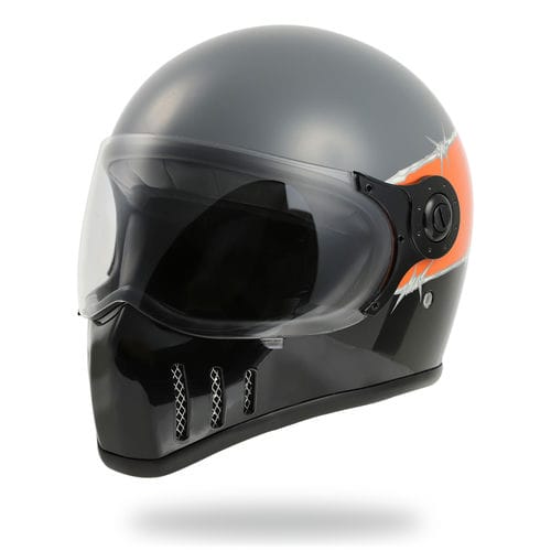 楽天市場】フルフェイスへルメット バイク VANSON コラボ オレンジ S～XL HORIZON HELMETS TYPE3 : ＨＯＲＩＺＯＮ  ＨＥＬＭＥＴＳ