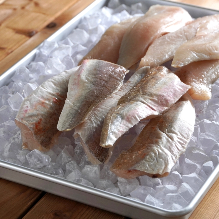 楽天市場 ニュージーランド産 冷凍 天然 白身魚 ミナミホウボウ 骨無し 切り身 750g 骨抜き 魚 皮付き 白身 フィレ フィーレ 骨なし魚 Horizon Farms