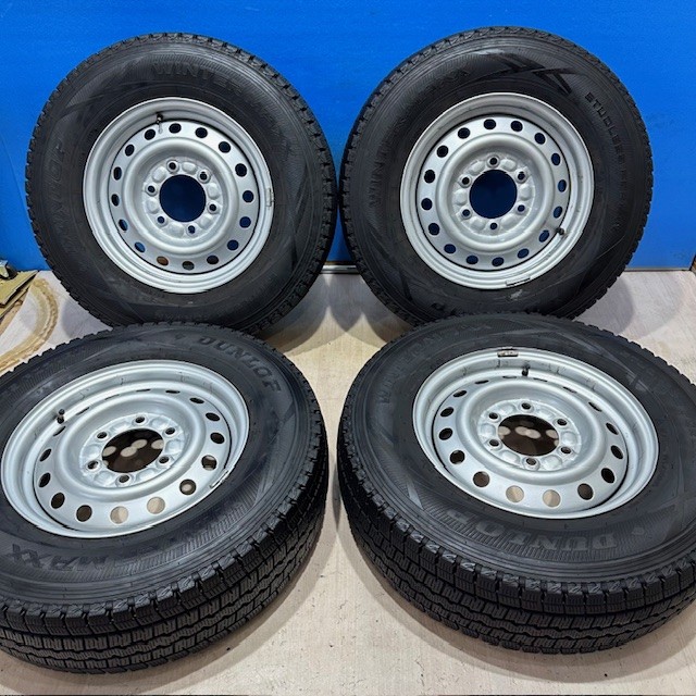 楽天市場】ハイエース キャラバン スタッドレス 中古 195/80R15 107