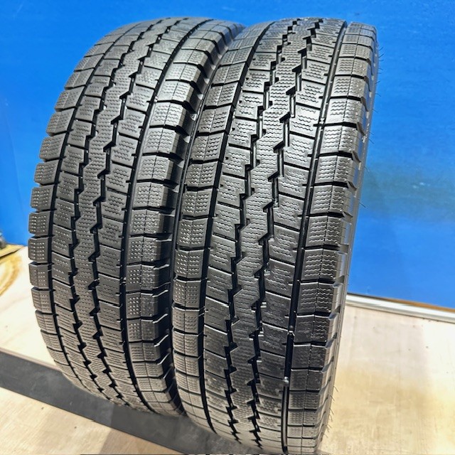 中古】LT195/75R15 ダンロップ バリ山2本セットT279 195/75R15 LT