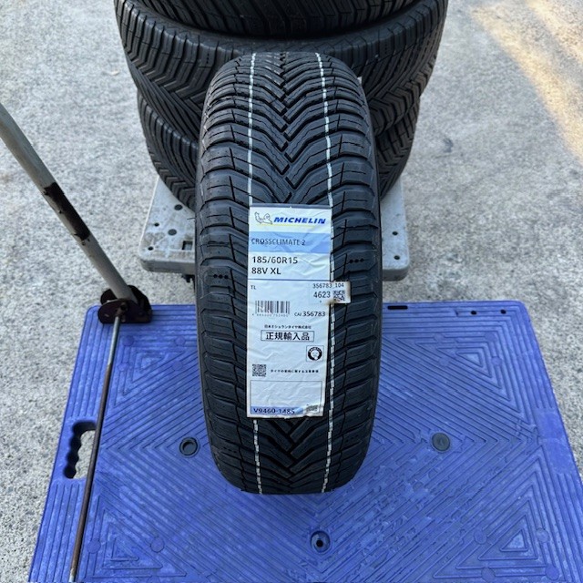 オールシ－ズンタイヤ　185/60R15　ミシュラン　CROSSCLIMATE2　185/60/15　1本　単品　新品未使用品　正規輸入品