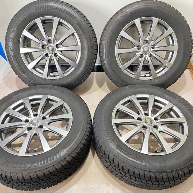 中古 タイヤ スタッドレスタイヤ ホイールセット 225/65R17 ブリヂストン BLIZZAK DM-V3 スタッドレス タイヤ ホイールセット 225/65/17 4本|ホルチン商事 中古タイヤショップ