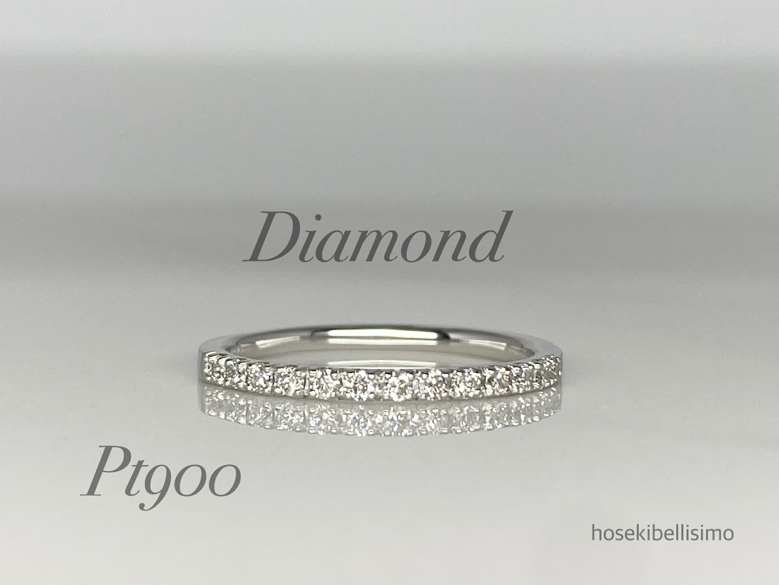 【限定一個】Pt900 エタニティリング 11号 リング 天然 ダイヤモンド 0.18ct プラチナ ハーフエタニティ ダイヤ 細身 シンプル レディース ファッション 人気 ジュエリー 指輪 宝石 色石 天然石 クリスマス