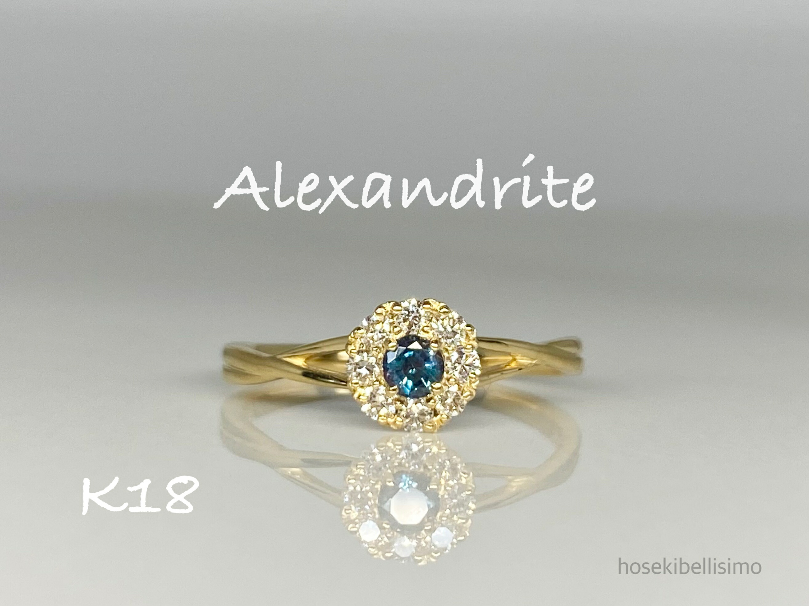 楽天市場】【限定一個】 K18 ロンドンブルートパーズ ピンキーリング 4