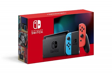 楽天市場 新型 Nintendo Switch ニンテンドースイッチ 本体 Joy Con L ネオンブルー R ネオンレッド 任天堂 ゲーム機 プレゼント ギフト 家族 ファミリー ラッピング対応可 1 3営業日 測定の森 楽天市場店