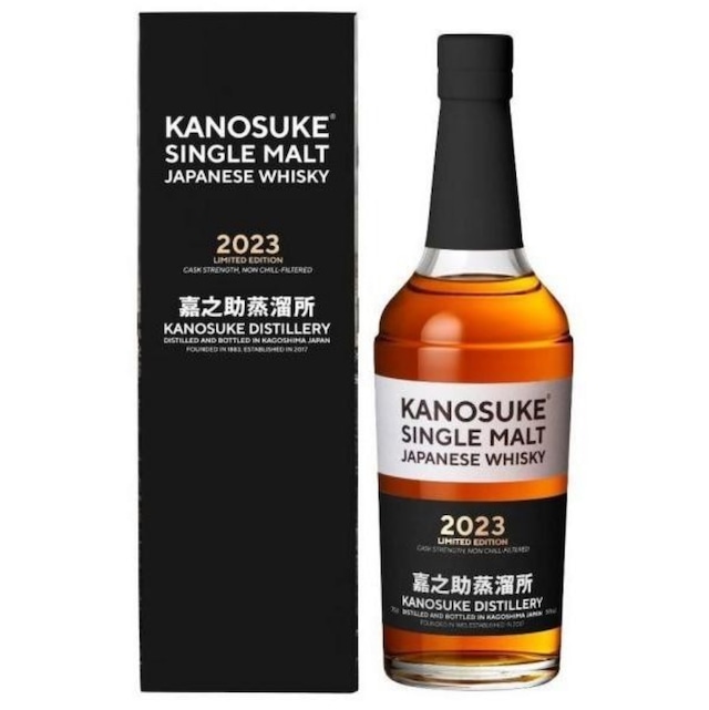嘉之助蒸溜所 嘉之助 シングルモルト 2023 LIMITED EDITION 59度 700ml カートン付き｜ＨＯＳＨＩＧＵＬＦ 店