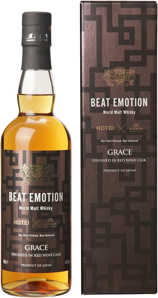 長濱蒸留所 BEAT EMOTION GRACE 布袋寅泰 BEAT EMOTION ワールドモルト -GRACE- 700ml 47度 カートン付き