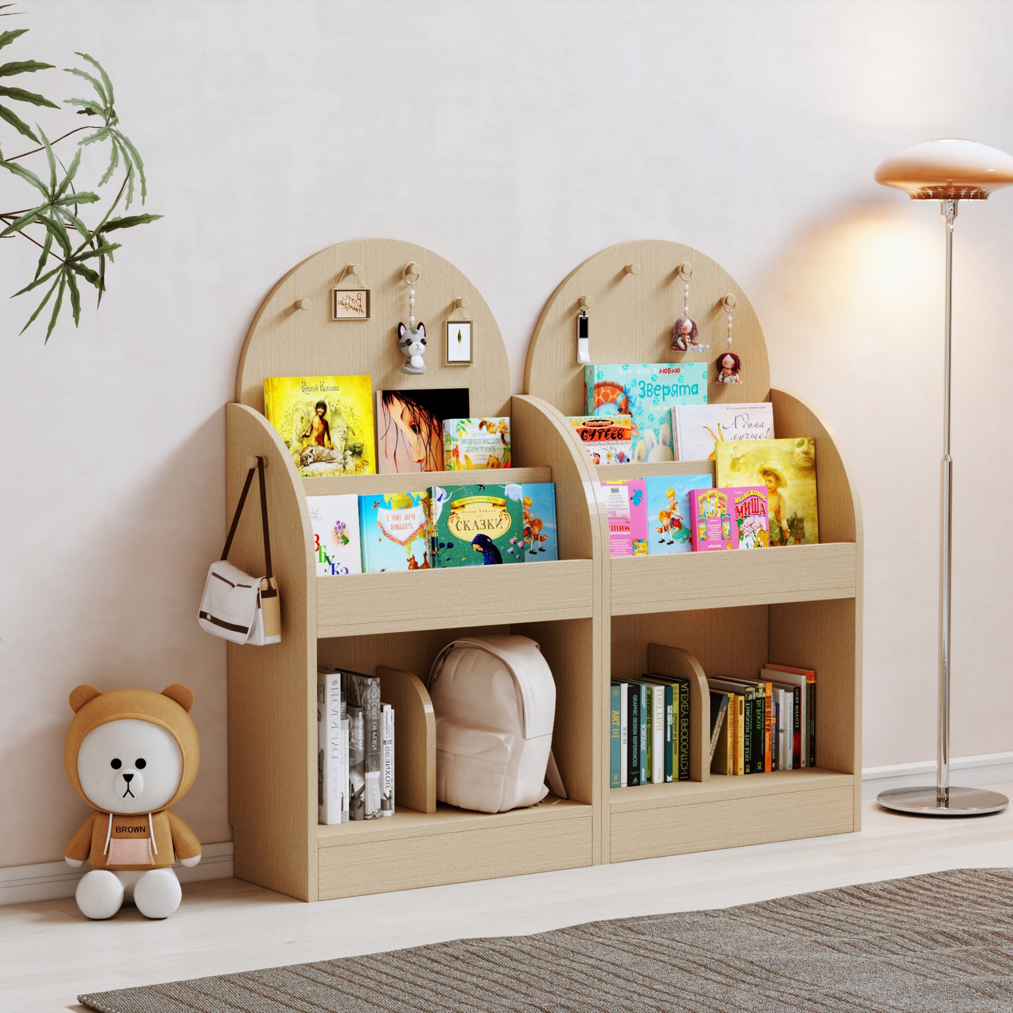 ピクチャーブック棚 手あそび 納める ピクチャーブック仕合わせ 納める仕合わせ ちびっ子用シェルフ ちびっ子用 調度品 木製 大静電容量 書物棚 お片付け ブックシェルフ 木製 ちびっ子用 分かりやすい ひな形 小っちゃい 棚 ピクチャーブック納める 自然的／白いこと