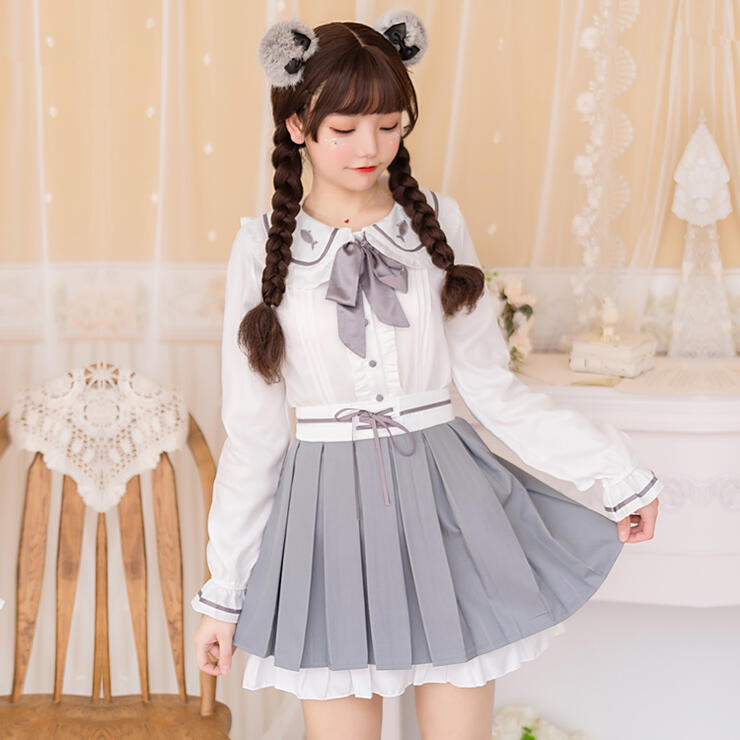 楽天市場 ロリータ ワンピース ゴスロリ セーラー服 ロリ 制服 Lolita系 ミニ 女子校生 ロリィタ 学生服 スクール リボン 萌え萌え 少女ウェア 可愛い 長袖 ハロウィン 高校生 レディース 可愛い 二次元ドレス 学園祭 文化祭 イベント クリスマスh79 ホシゾラ