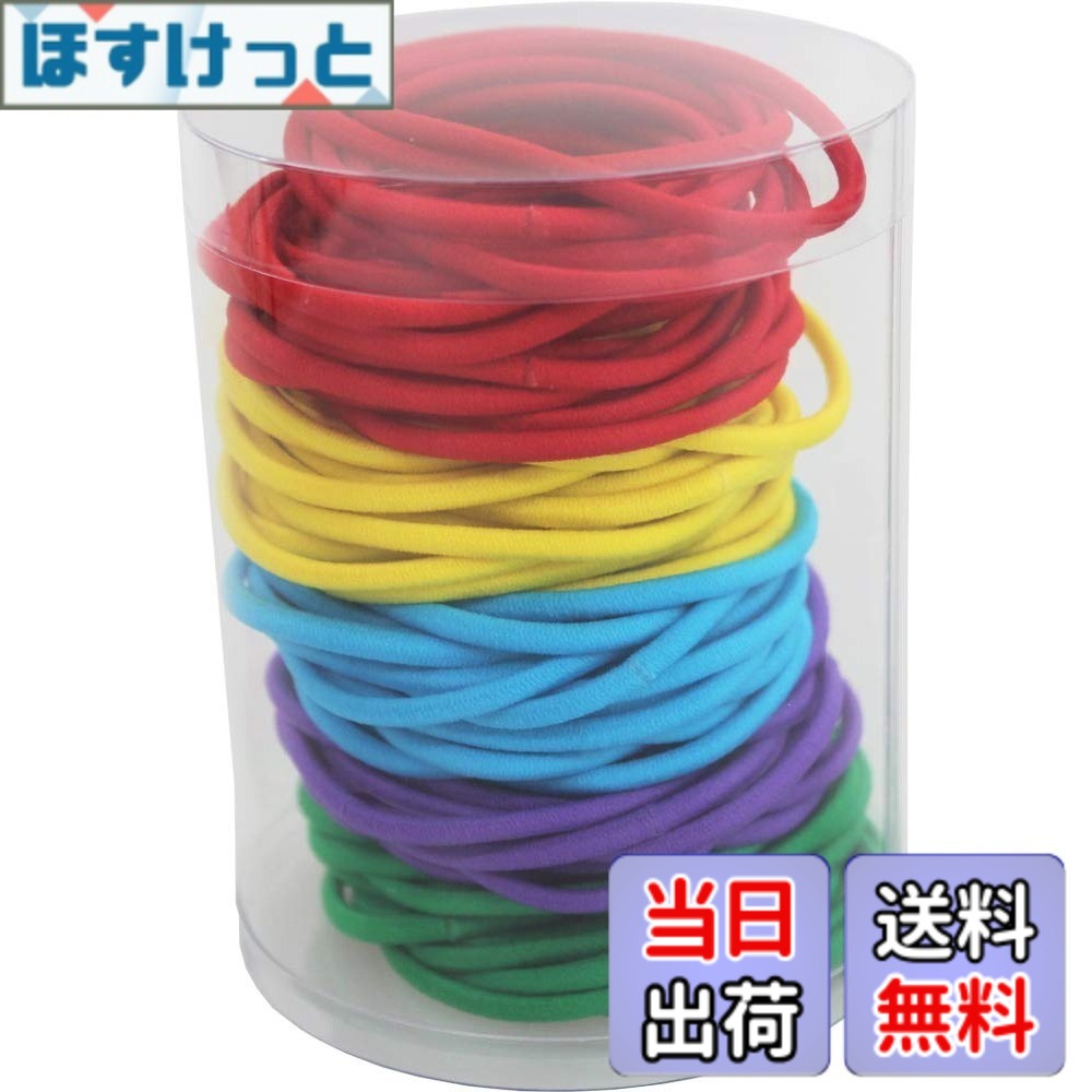 【貨物輸送無料】イノウエ(Inoue) ホンブルグ帽色合い 天然ゴム輪っか M ビビットカラー アソート 各色20本・足し加える100本入り口・入口 6-00000115 大いさ：100本