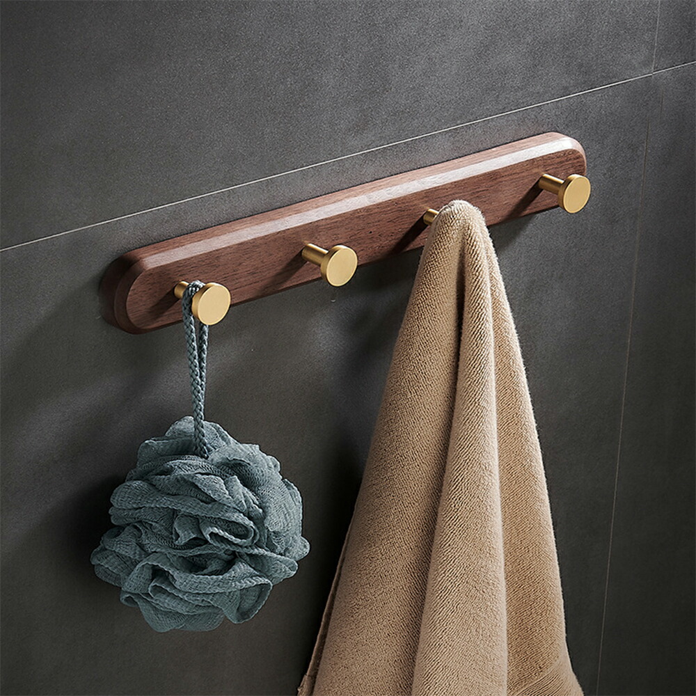 壁掛けフック 北欧 ウォールハンガー 4連 ウォールラック 壁掛けハンガー 木製 壁付け 天然木 送料無料 ハンガーフック 空間 アンティーク ヴィンテージ アパート マンション 戸建て 一軒家 賃貸 送料無料 septicin Com