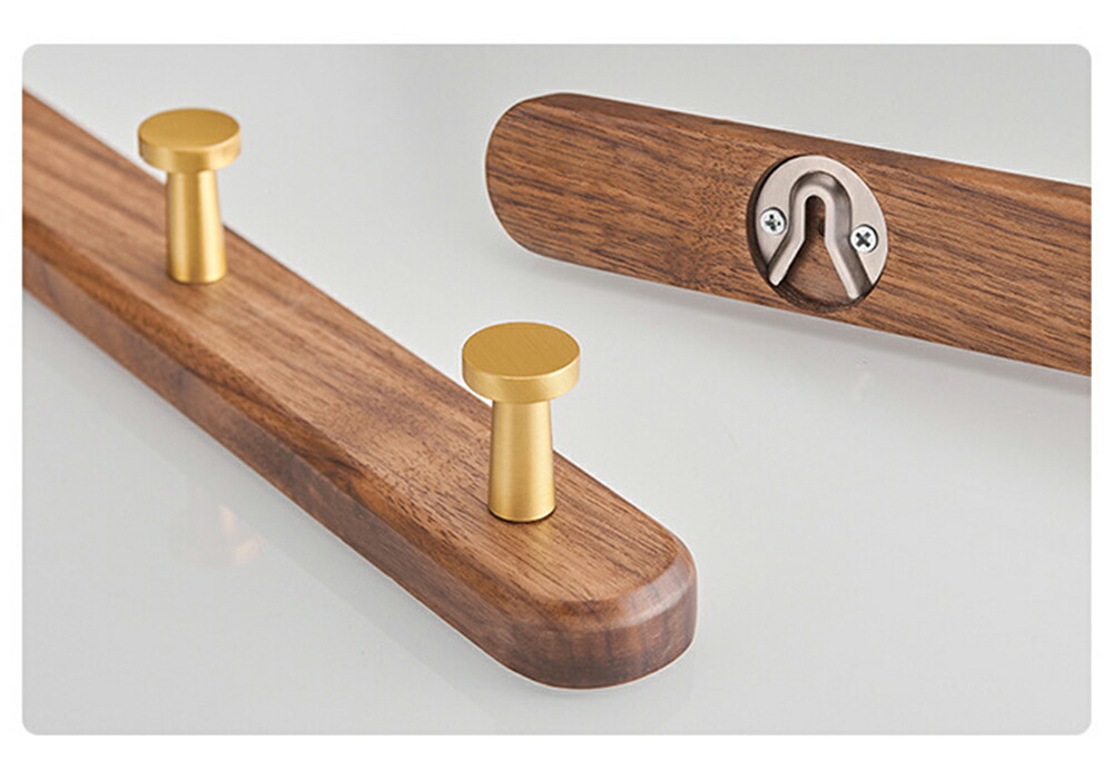 壁掛けフック 北欧 ウォールハンガー 4連 ウォールラック 壁掛けハンガー 木製 壁付け 天然木 送料無料 ハンガーフック 空間 アンティーク ヴィンテージ アパート マンション 戸建て 一軒家 賃貸 送料無料 septicin Com