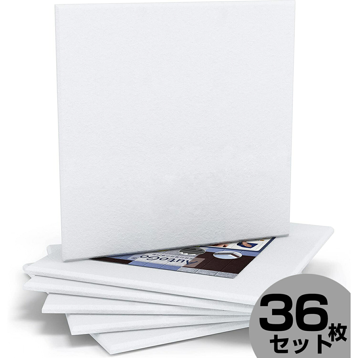 【マラソン｜P5倍+最大300円OFF】吸音材 防音材 吸音パネル 【36枚】 フェルトボード 吸音ボード 防音シート 無地 吸音 防音 壁 吸音マット 壁 賃貸 防音室 おしゃれ 硬質吸音 両面テープ付き 難燃 室内装飾 楽器 ピアノ室 防音対策 送料無料 8,686円