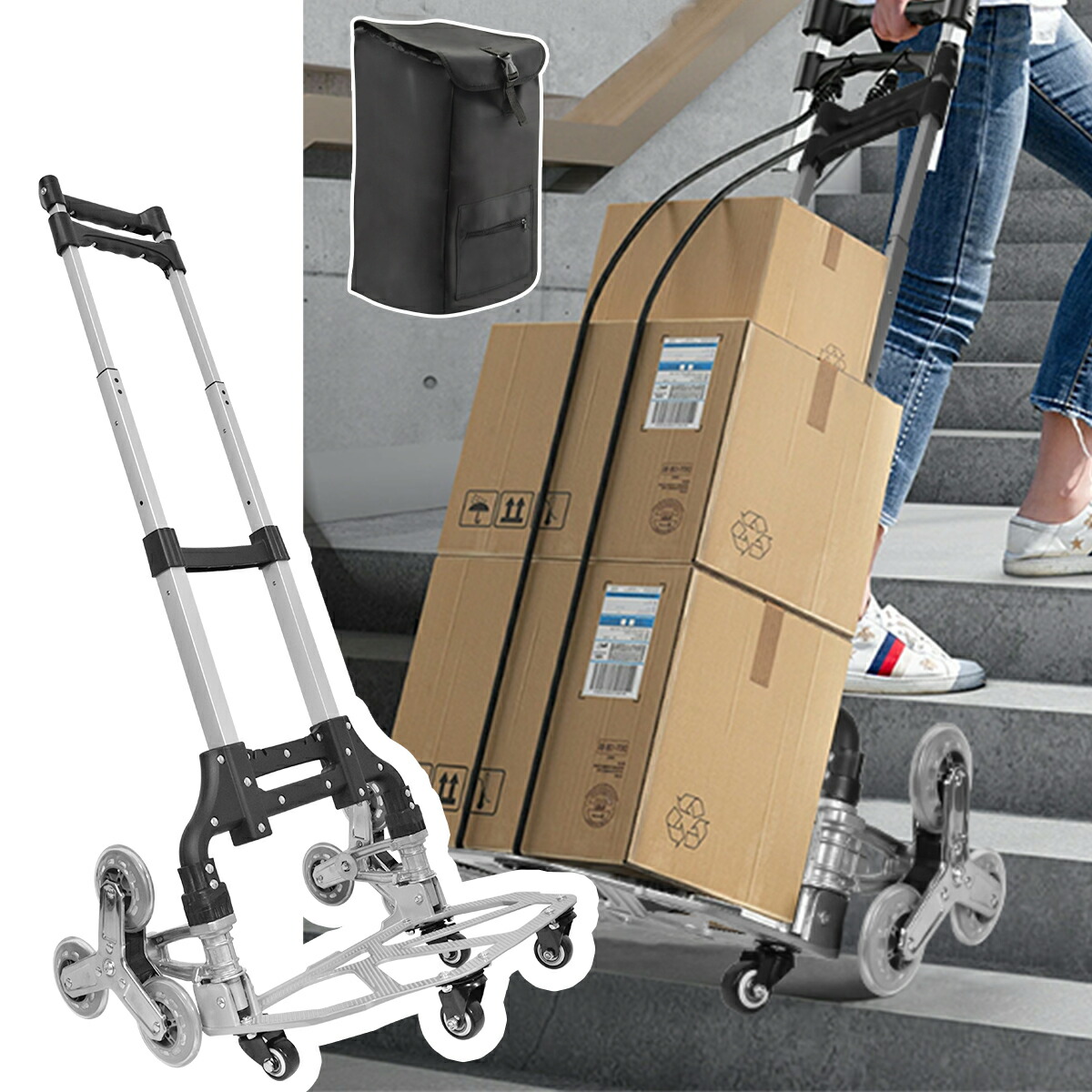 NEIGHBORHOOD キャリーカート 収納バッグ付き　台車 NEIGHBORHOOD キャリーカート 収納バッグ付き 台車