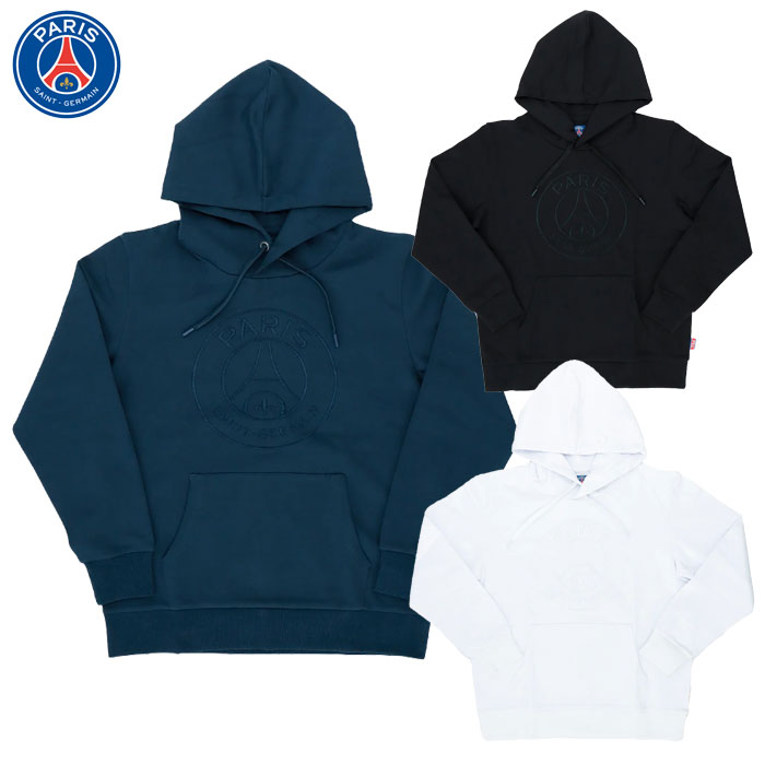 光の都市サンジェルマン アップリケ \u0026 刺しゅうロゴタイプ フーディ PSG アウター パーカー フーディ 米国海軍 黒いこと 白いこと S M L XL XXL