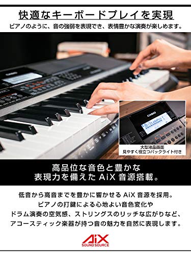 カシオ Casio 電子キーボード Casiotone Ct X700 61鍵盤 クオリティの高いaix音源 強弱表現可能なタッチレスポンス 600音色 195リズム 自動伴奏機能 ブラック Vmaphotographystudios Com