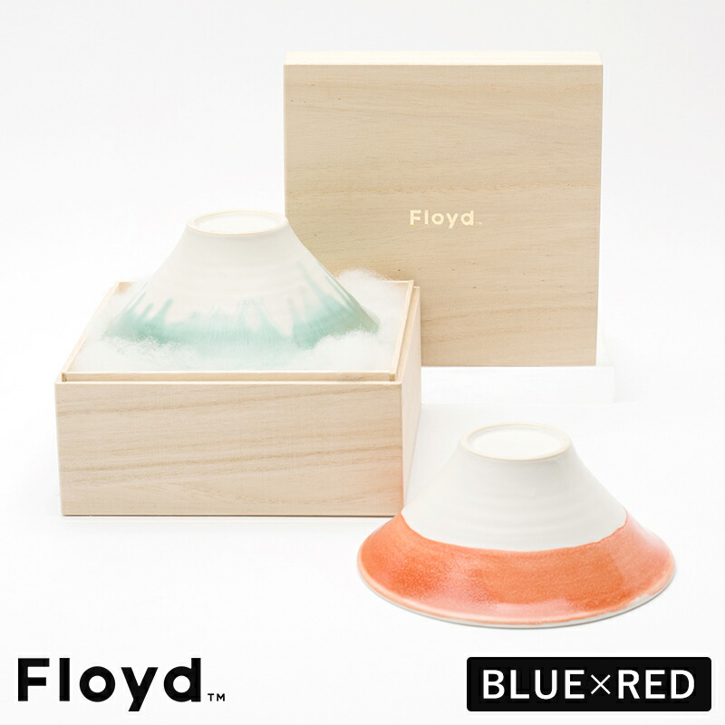 新品未使用フロイド FLOYD 夫婦茶碗 ご飯茶碗 セット 一富士ニ鷹 Floyd（フロイド） 富士箱 一富士 二鷹 三茄子 FUJI BAKO FORTUNE