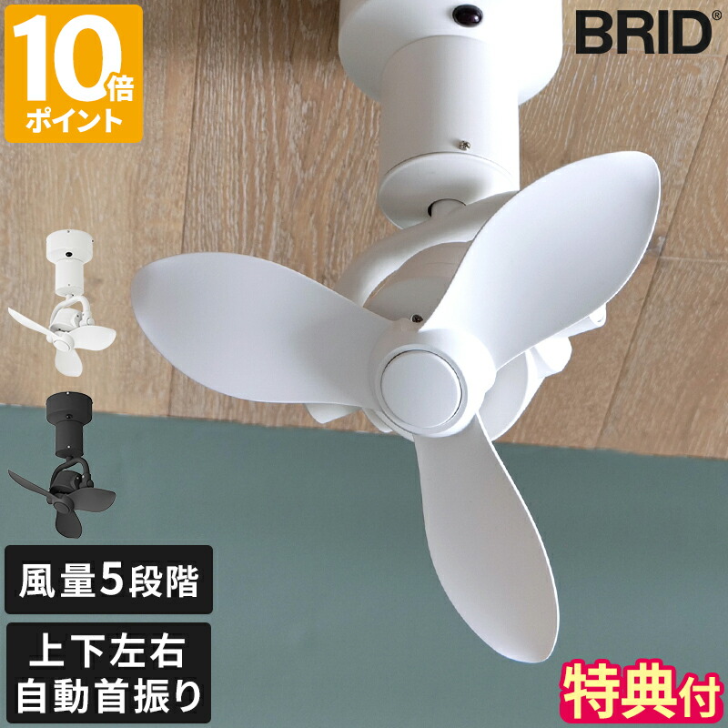 楽天市場】【特典付】シーリングファン BRID 3D CEILING FAN