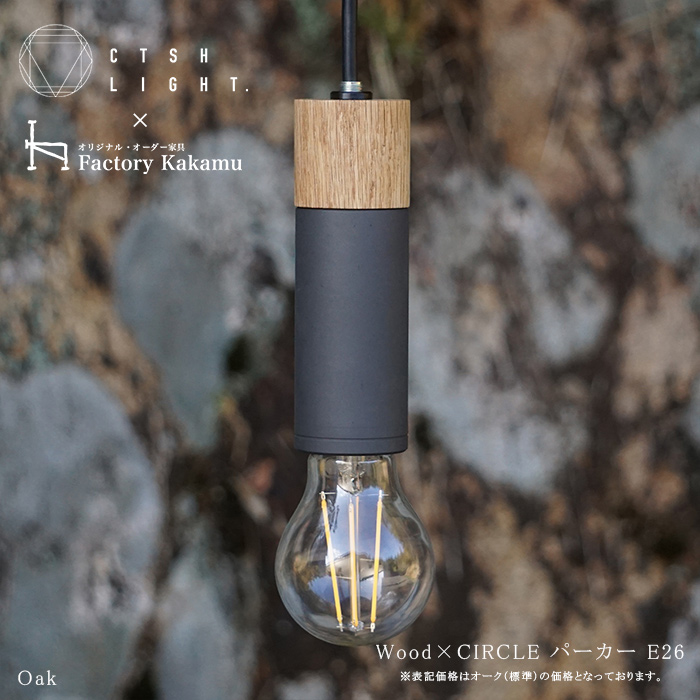 シャンデリヤともし火【受注生み出すこと品】CTSH LIGHT Wood×CIRCLE アイアン パーカーライジング産業  E26 ともし火 今めかしい 照明装置 ともし火 金管楽器 金属元素 金属元素照明装置 勝手もと 昼ご飯 CTSHLIGHT CTSH