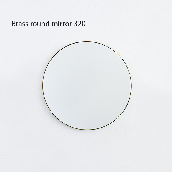 楽天市場】Brass round mirror 320 鏡 かがみ ミラー トイレ 洗面所