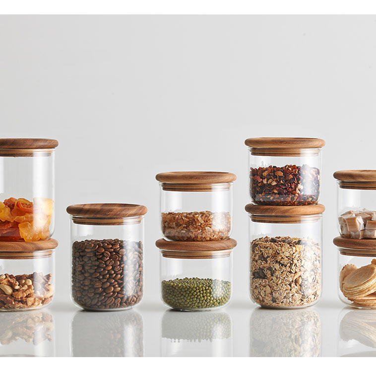楽天市場 Baum Neu キャニスター 800ml キッチン用品 ガラス 食器 ビン詰 保存容器 ガラスキャニスター ビン 瓶ストッカー キントー Kinto Hot Crafts ホットクラフト