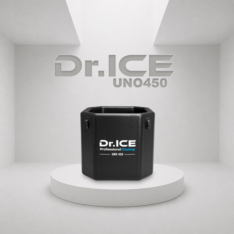 【Dr.ICE】内燃機関二階建てバス 携帯型 樽型 折りたたみ 冷やかす水循環過程とり備える 専用二階建てバス溜め桶 UNO450 黒いこと 湯ぶね サウナ 水風呂 意気ごみ症打つ手 住み処用 チラーバス