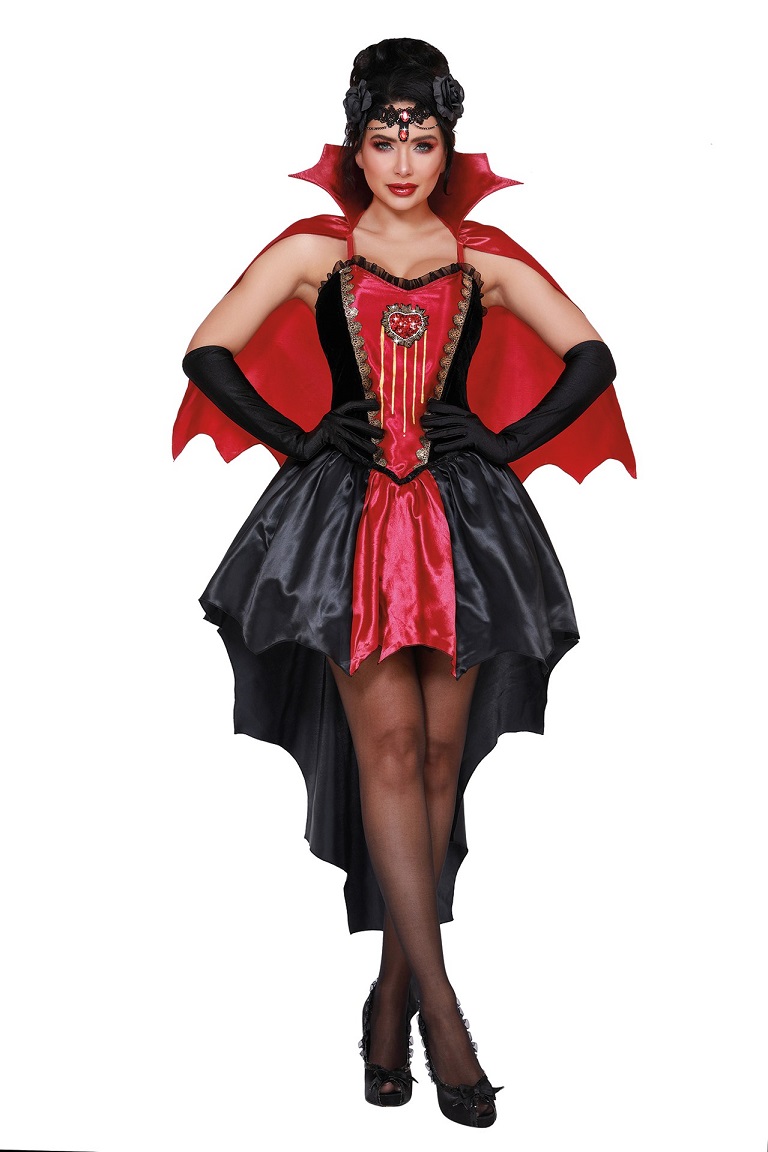11577 DROP DEAD BEAUTIFUL dream girl Lady's vampire costume.