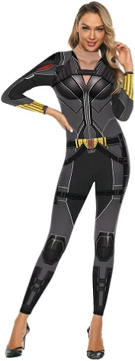 【Quenny】クイニ― 11934 Black Widow Costume レディース ブラック ウィドウ コスチューム コスプレ ハロウィン ステージ