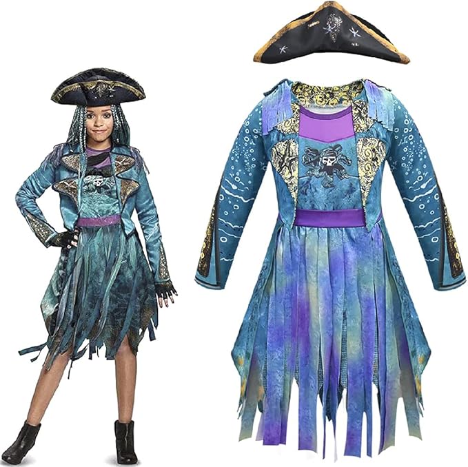 【Quenny】クイニ&mdash; 12448 Descendants 3 Uma Costume キッズ ディセンダント3 ウーマ コスチューム コスプレ ハロウィン ステージ 3Dプリント ジャンプスーツ｜HOT GIRL