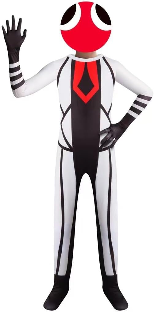 【Quenny】クイニ― M0017 Rainbow Friends Costume キッズ レインボーフレンズ サイエンティスト コスチューム コスプレ ハロウィン ステージ