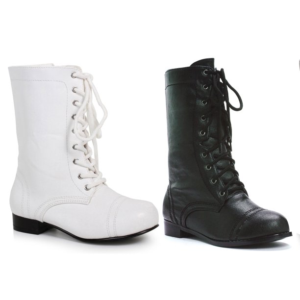 1031 by Ellie Shoes　101-TUFFSTUFF Children's Ankle Combat Boot　キッズ アンクル コンバット ブーツ ハロウィンコスプレ｜HOT GIRL