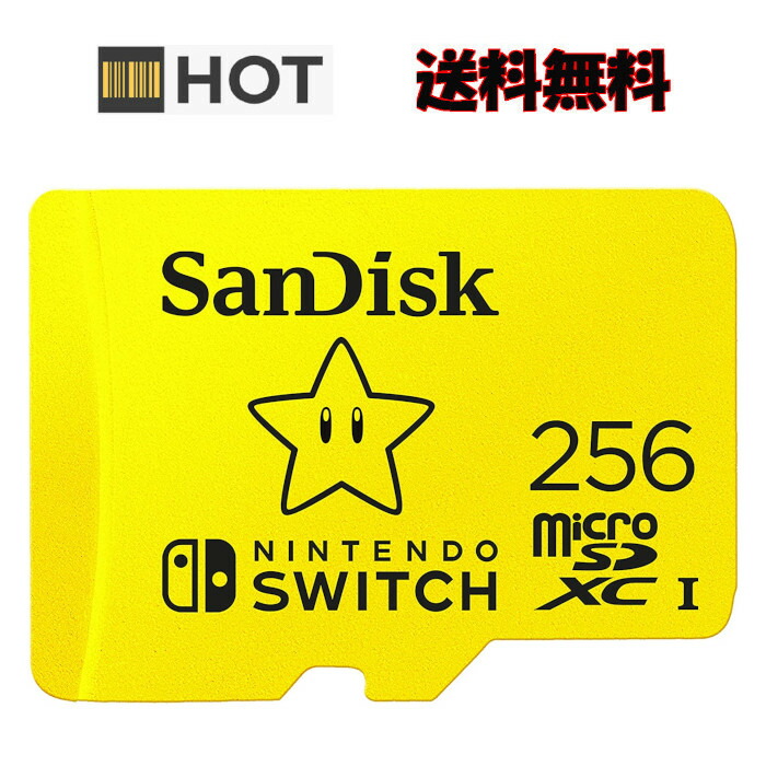 microSDXCカード for Nintendo Switch 256GB マイクロSD SanDisk サンディスク UHS-I U3  R:100MB s W:90MB 海外リテール SDSQXAO-256G-GNCZN 安いそれに目立つ