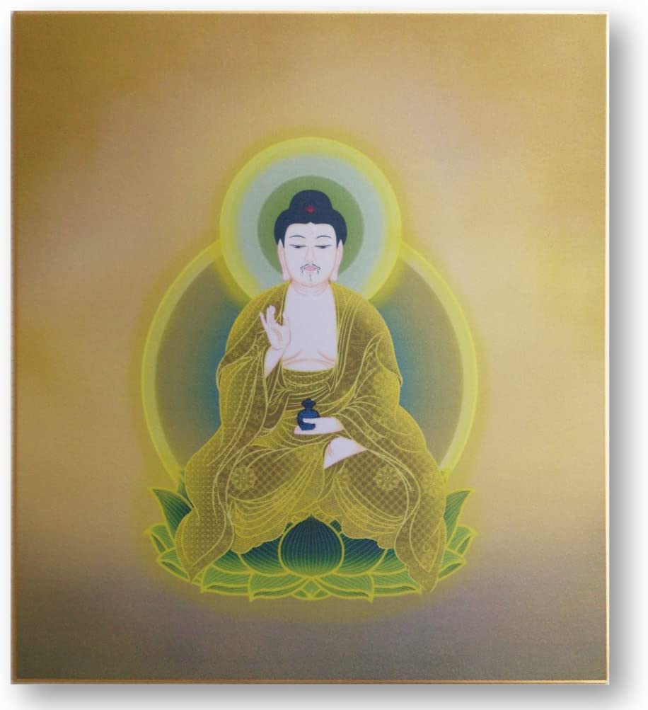 楽天市場 仏画色紙 薬師如来十二神将 仏像仏画チベット美術卸の天竺堂