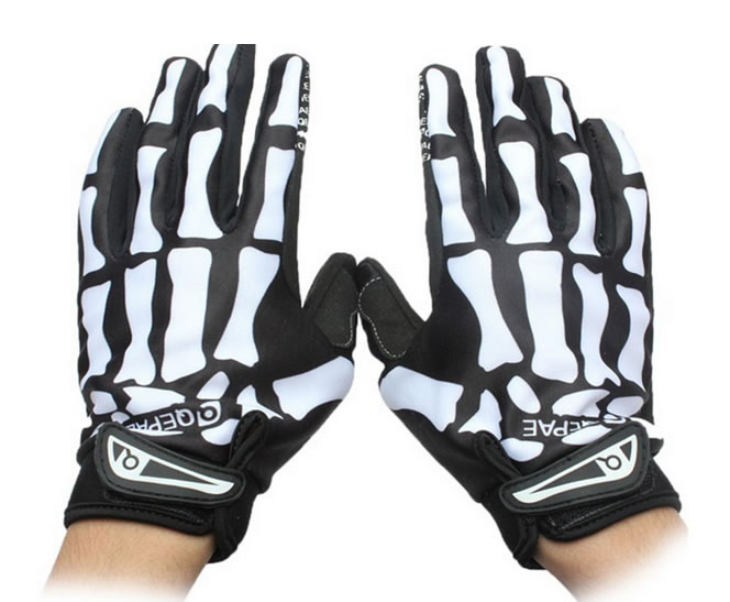 VANSON バンソン グローブ ローパー Xレイ ボーンズ ブラック/ホワイト VANSON（バンソン） レザーグローブ ローパー Xレイ ボーンズ ブラック